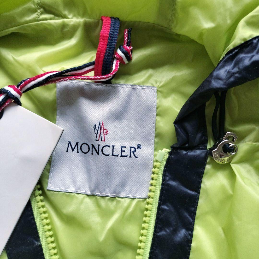 【新品】MONCLER ダブルジップジャケット/Bクラス/ライムグリーン