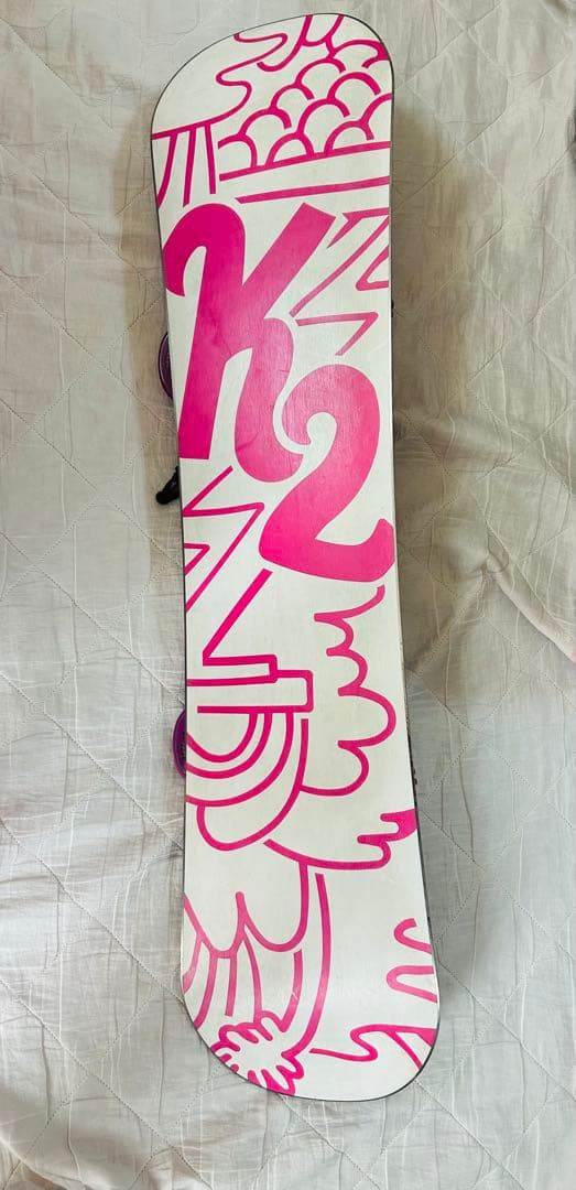 美品K2 Lil Kat スノーボード110Burton手袋/キャプ