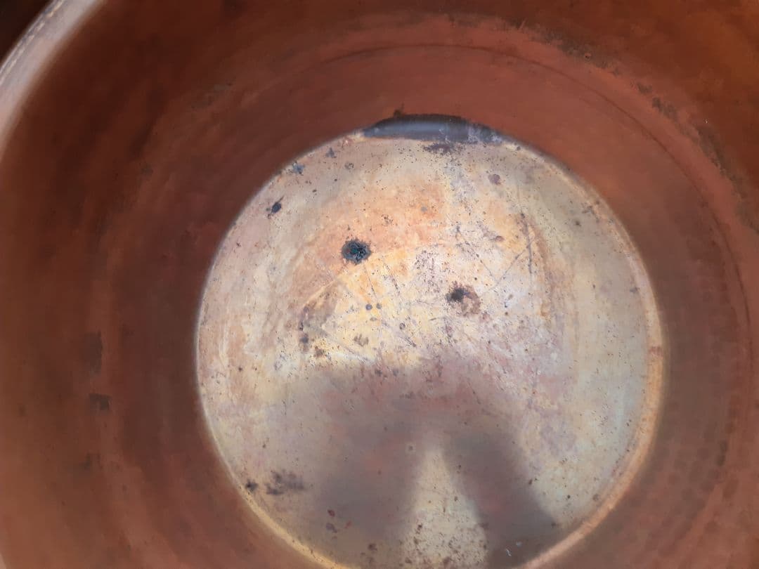 銅なべふた付き