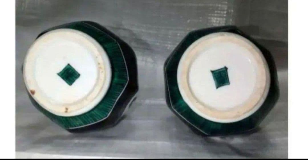 九谷焼 角福 徳利 共箱