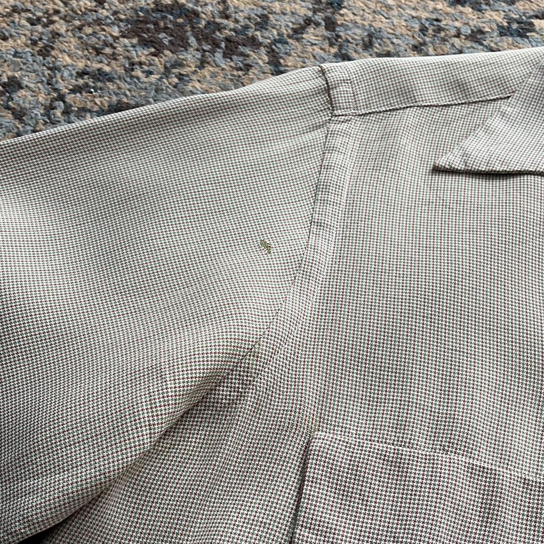 50s PILGRIM レーヨン シャツ フラップ 検 60s ギャバジン