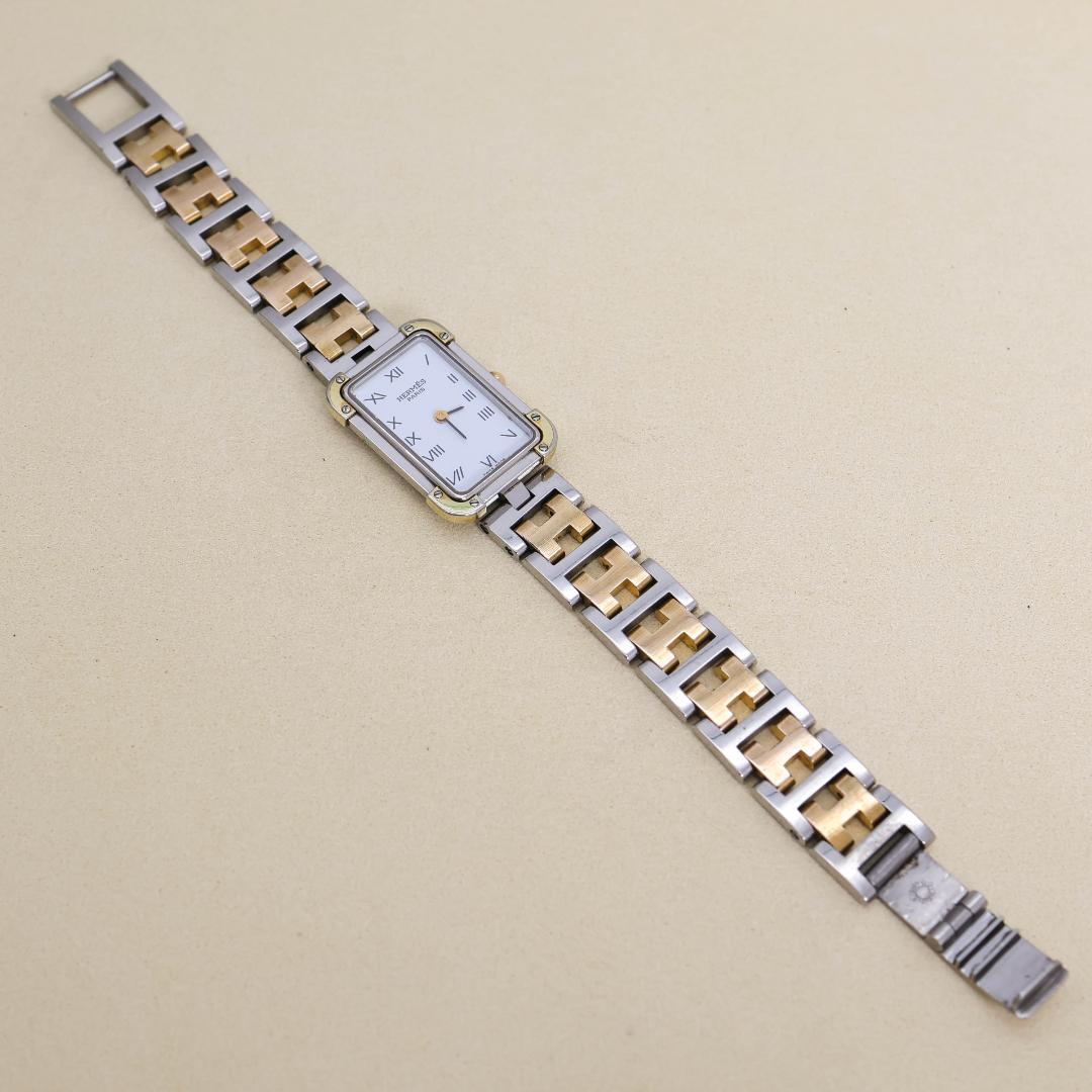 稼働 Hermes クロアジュール 腕時計 ローマインデックス 2608