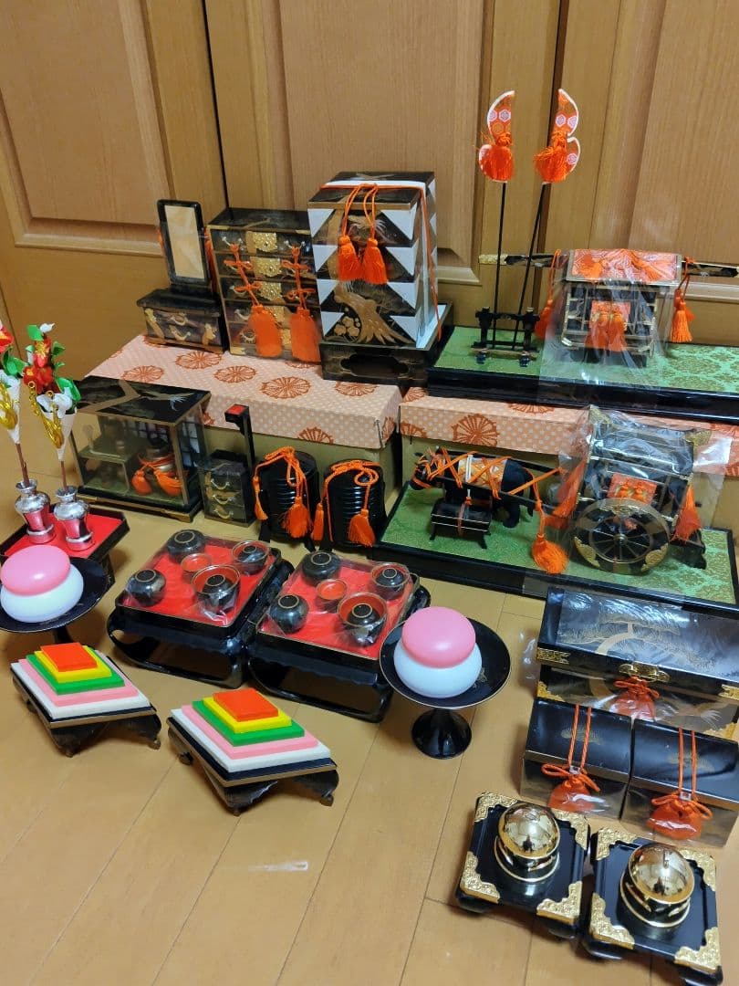 ひな祭り　雛人形　お雛様　御雛道具 前盛上 雛壇 小物 飾り 置物