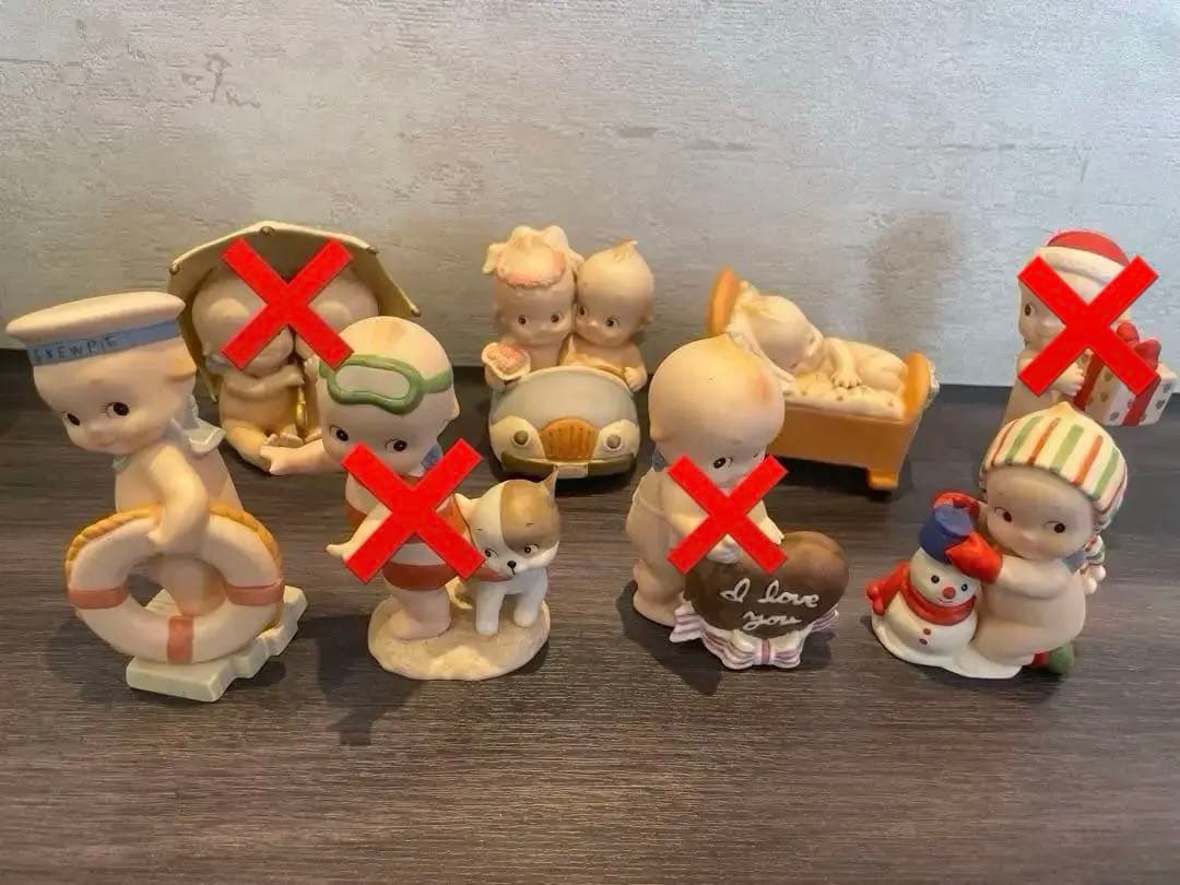 キューピー 加藤工芸 陶器 置物 4体