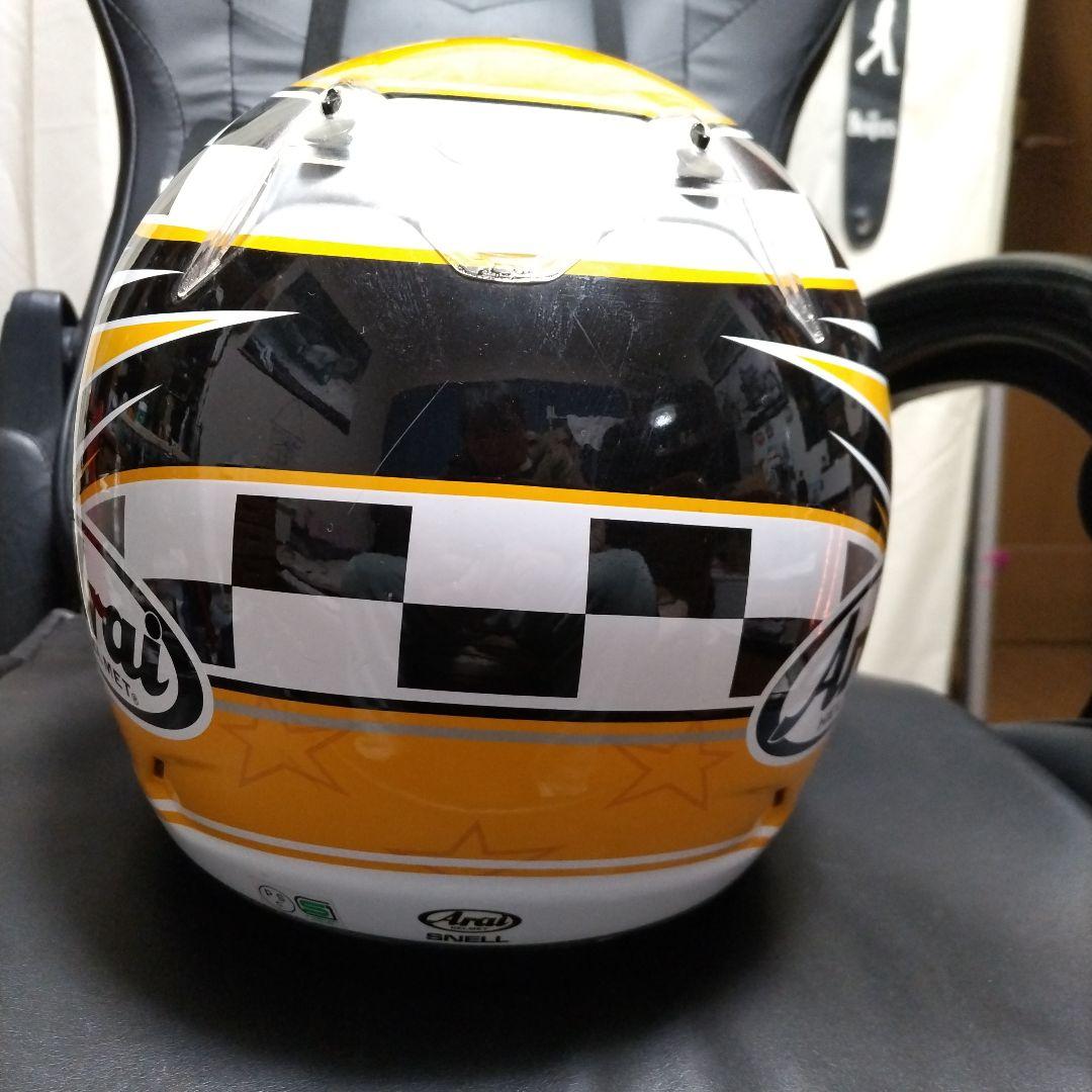 N*a様 Arai フルフェイスヘルメット イエロー　古いものなのでインテリア用