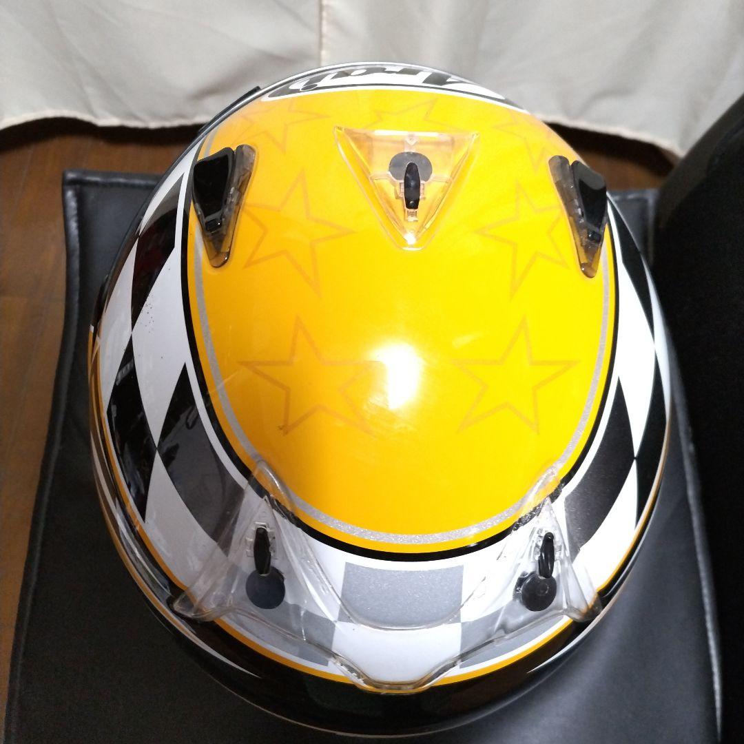 N*a様 Arai フルフェイスヘルメット イエロー　古いものなのでインテリア用