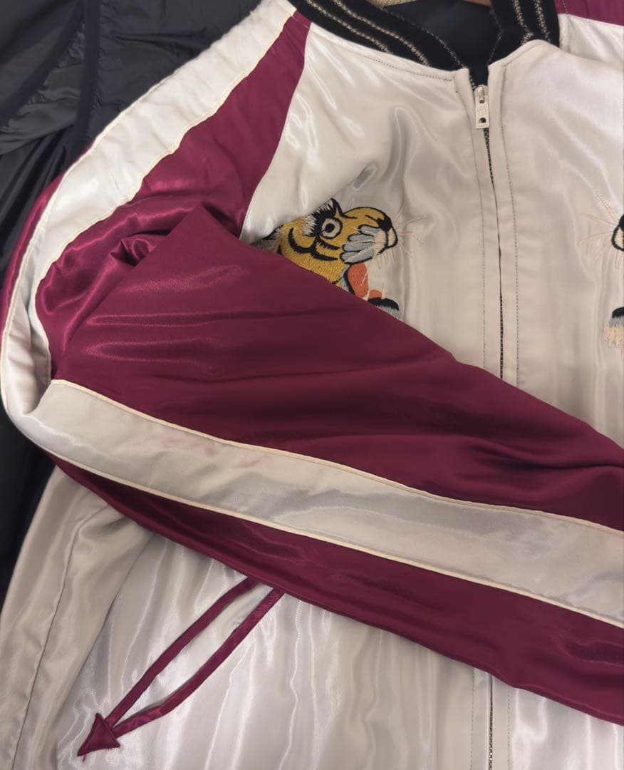 テーラー東洋 リバーシブル スカジャン 龍 鷹 虎 日本地図 TT13608