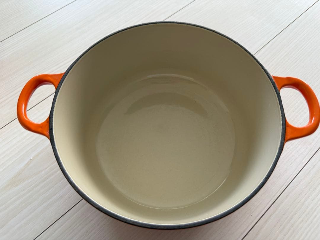 Le Creuset ココット・ランド　オレンジ 深鍋 20cm