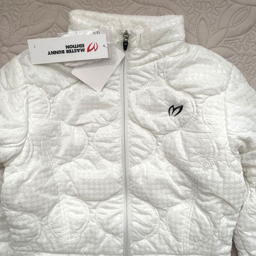 MASTER BUNNY EDITION ゴルフウエア　中綿ワンピースコート白