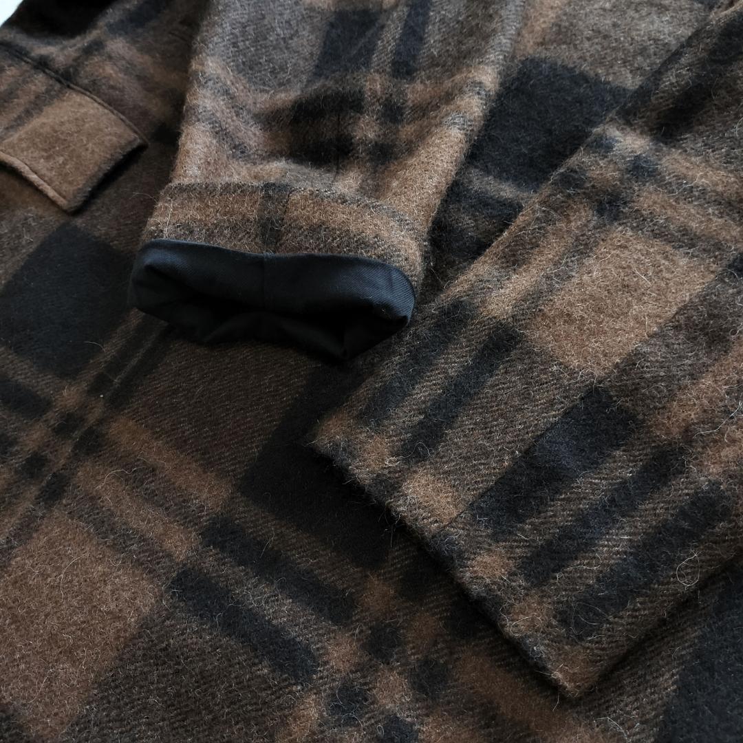 マーカウェア 21AW ラグランマックコート 2 M アルパカステンカラーコート