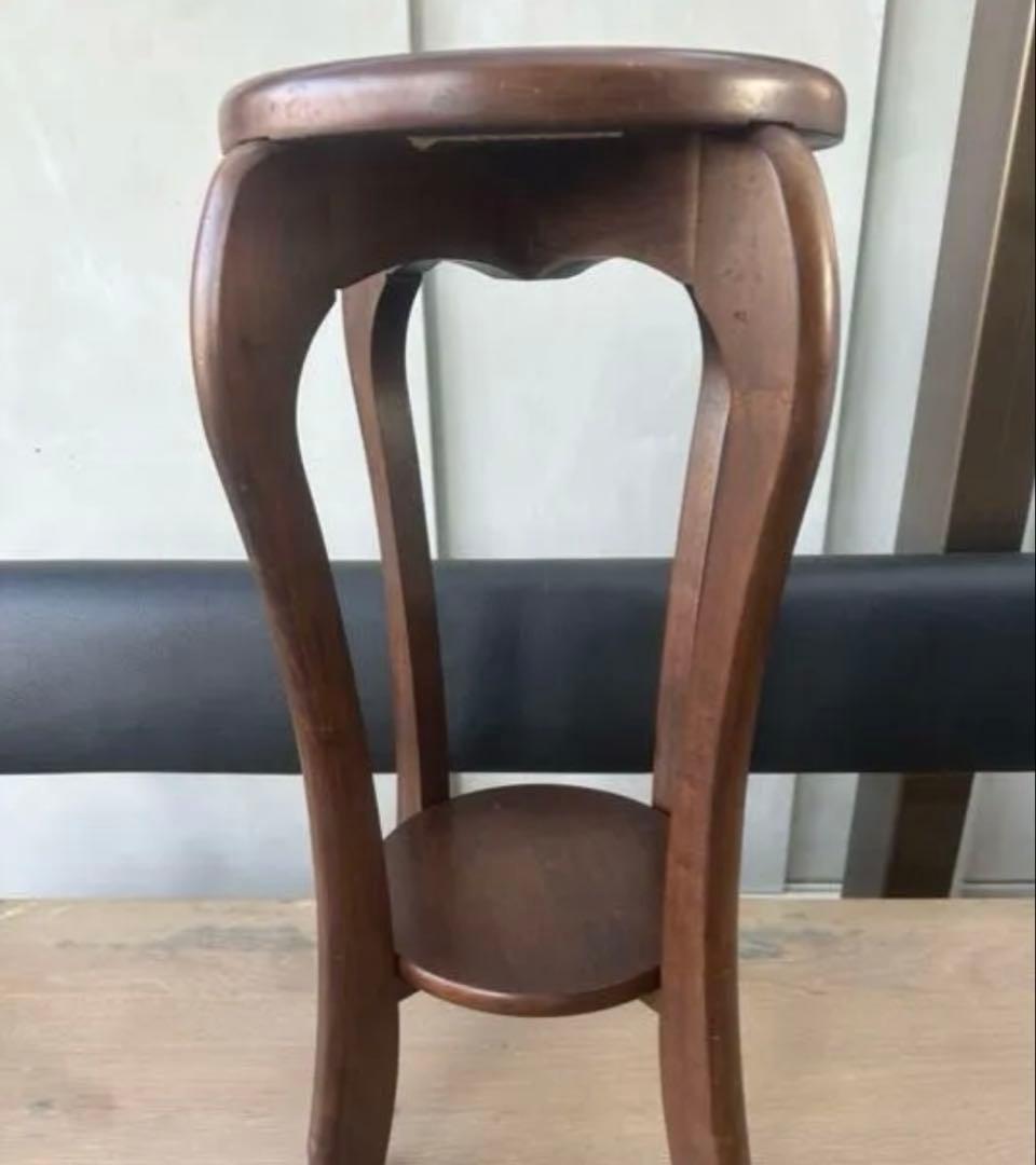 猫脚のコンソールテーブル　サイドテーブル花台フラワースタンド