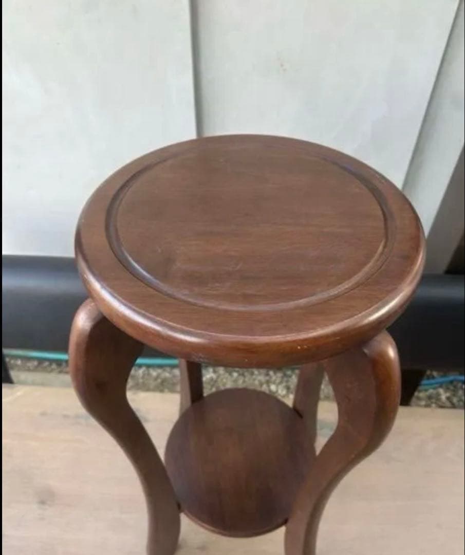 猫脚のコンソールテーブル　サイドテーブル花台フラワースタンド