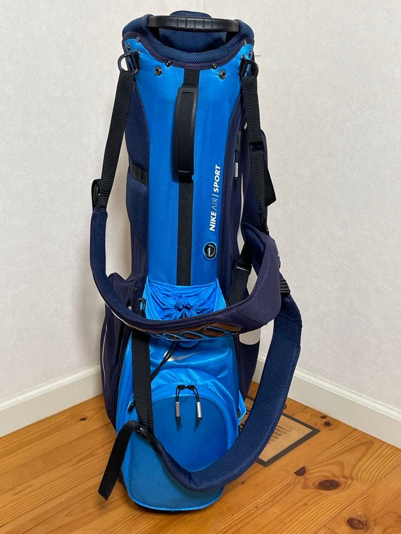中古　Nike スタンド付きキャディバッグ 青/紺