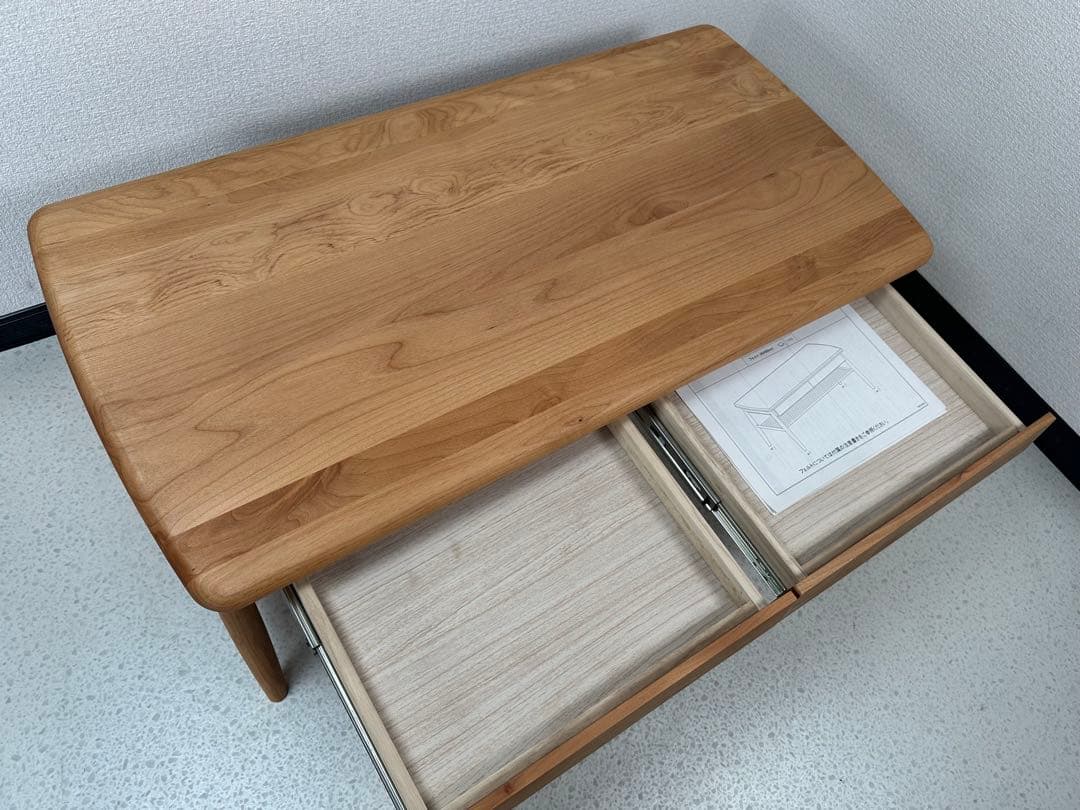 展示品 未使用 一生紀 ISSEIKI センターテーブル 木製 ※i4※