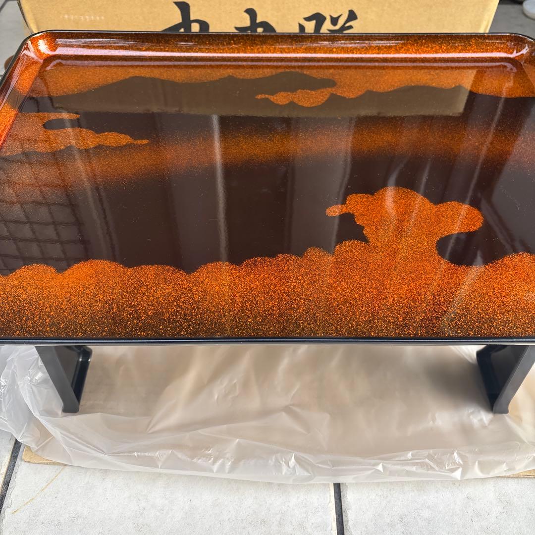 お膳台折りたたみ式5膳セット未使用