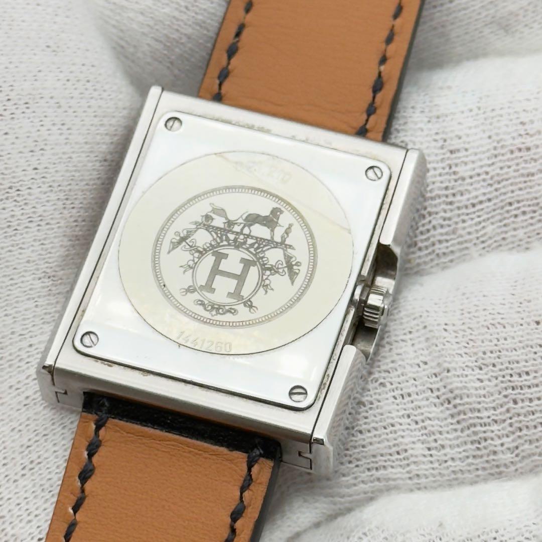 HERMES ベルトウォッチ レディース　腕時計 クォーツ シルバー　保存箱