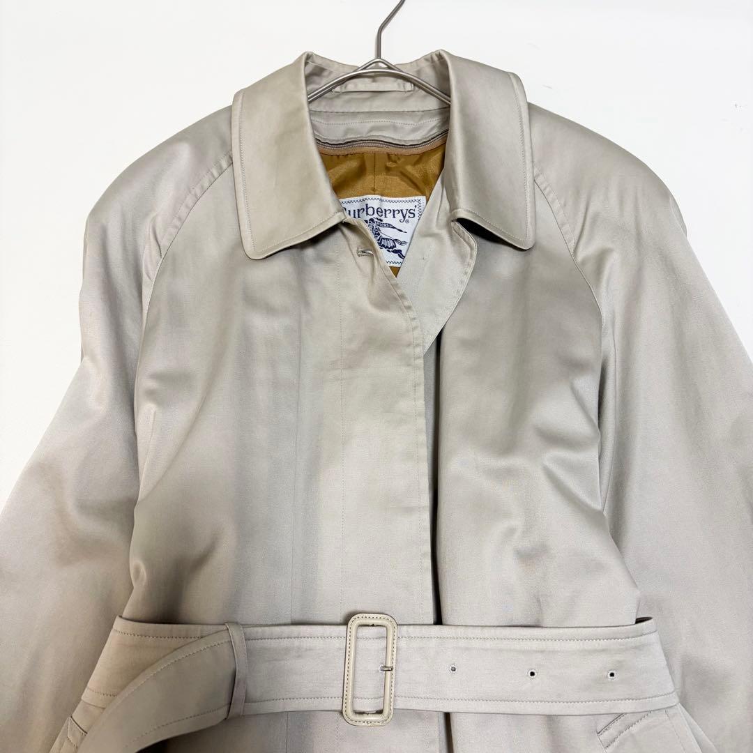 Burberryバーバリー　ノバチェック　トレンチコート　ロング　ウエストベルト
