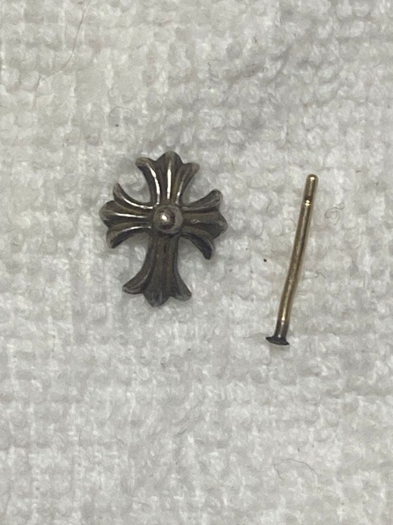 クロムハーツ CHクロス スタッドピアス　ジャンク