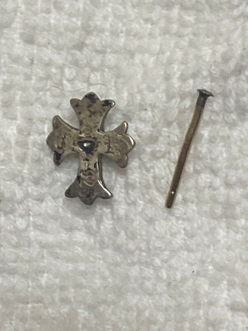 クロムハーツ CHクロス スタッドピアス　ジャンク