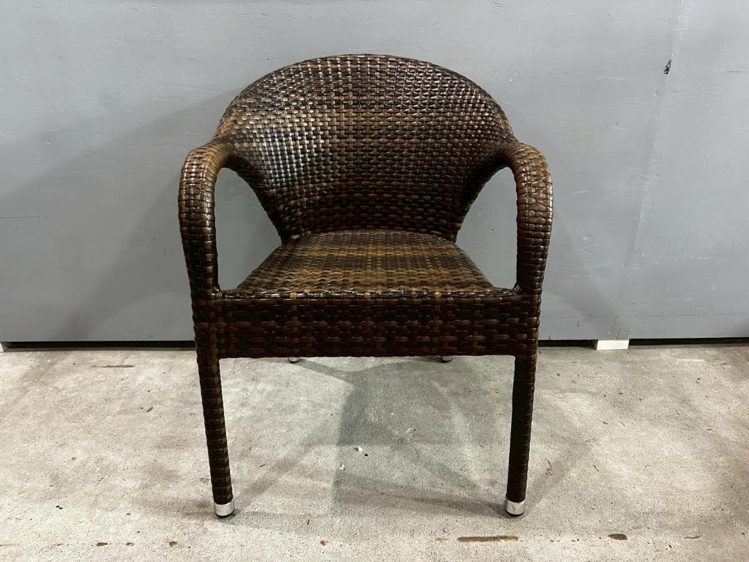 ガーデンチェア アームチェア ラタンチェア 藤チェア チェア 椅子 RW772