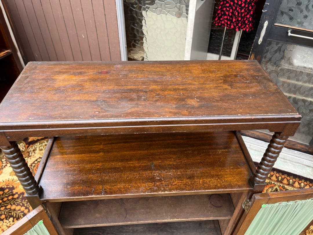 棚 飾り棚 キャビネット 昭和レトロ 古民家 当時物 インテリア