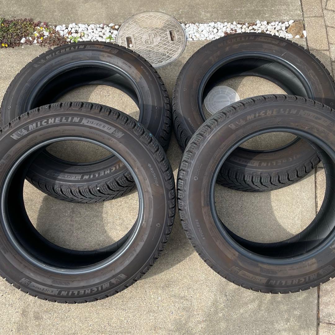 2023年 ミシュランX-ICE  215/60R17 スタッドレス4本