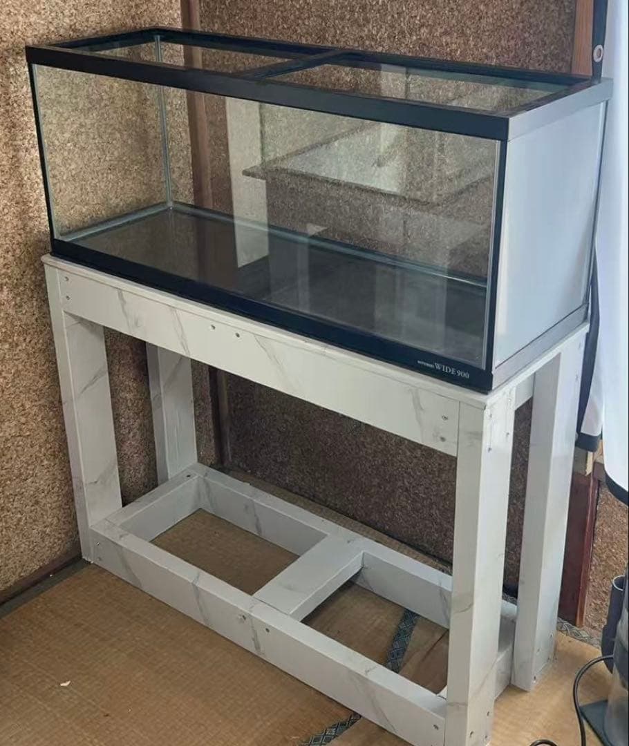 引き取り限定⇒KOTOBUKI WIDE900 ガラス水槽 と台のセット