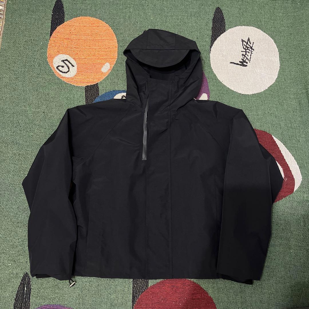 vujade enzo double zip jacket black ナイロン