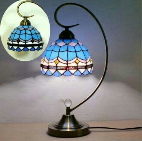 牧歌的な地中海のリビングルームのベッドルームランプヨーロッパのテーtz9