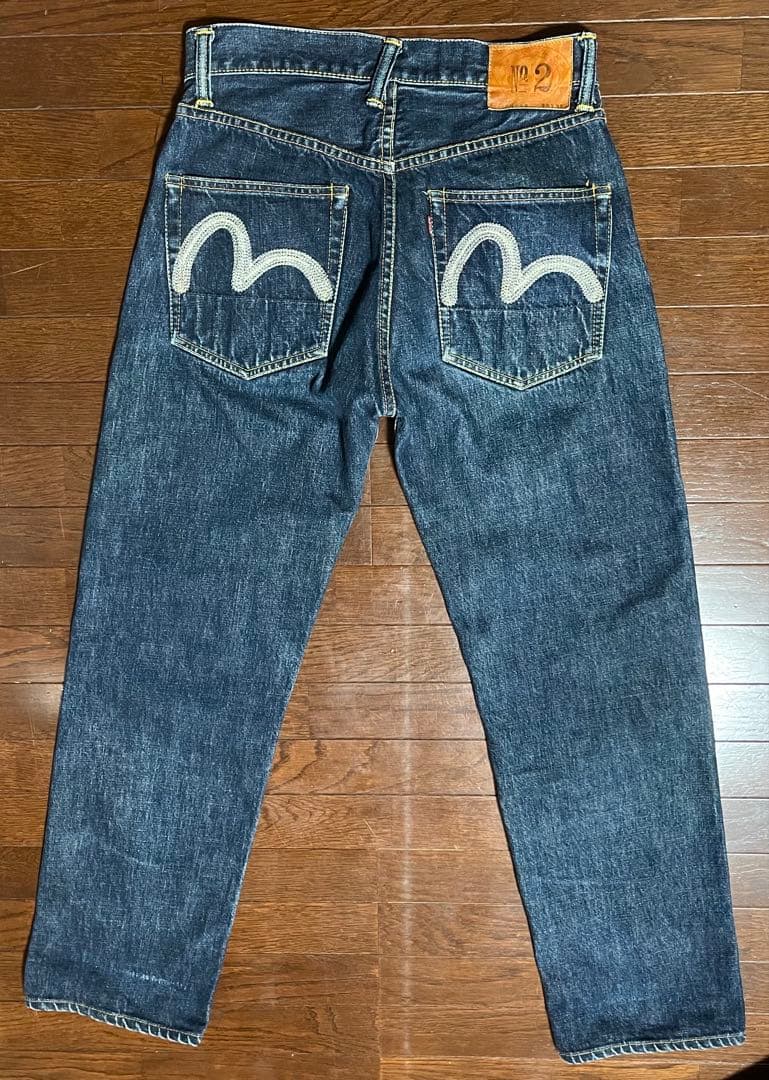 【希少・濃紺】EVISU エヴィス ジーンズ No.2 カモメ刺繍 28インチ