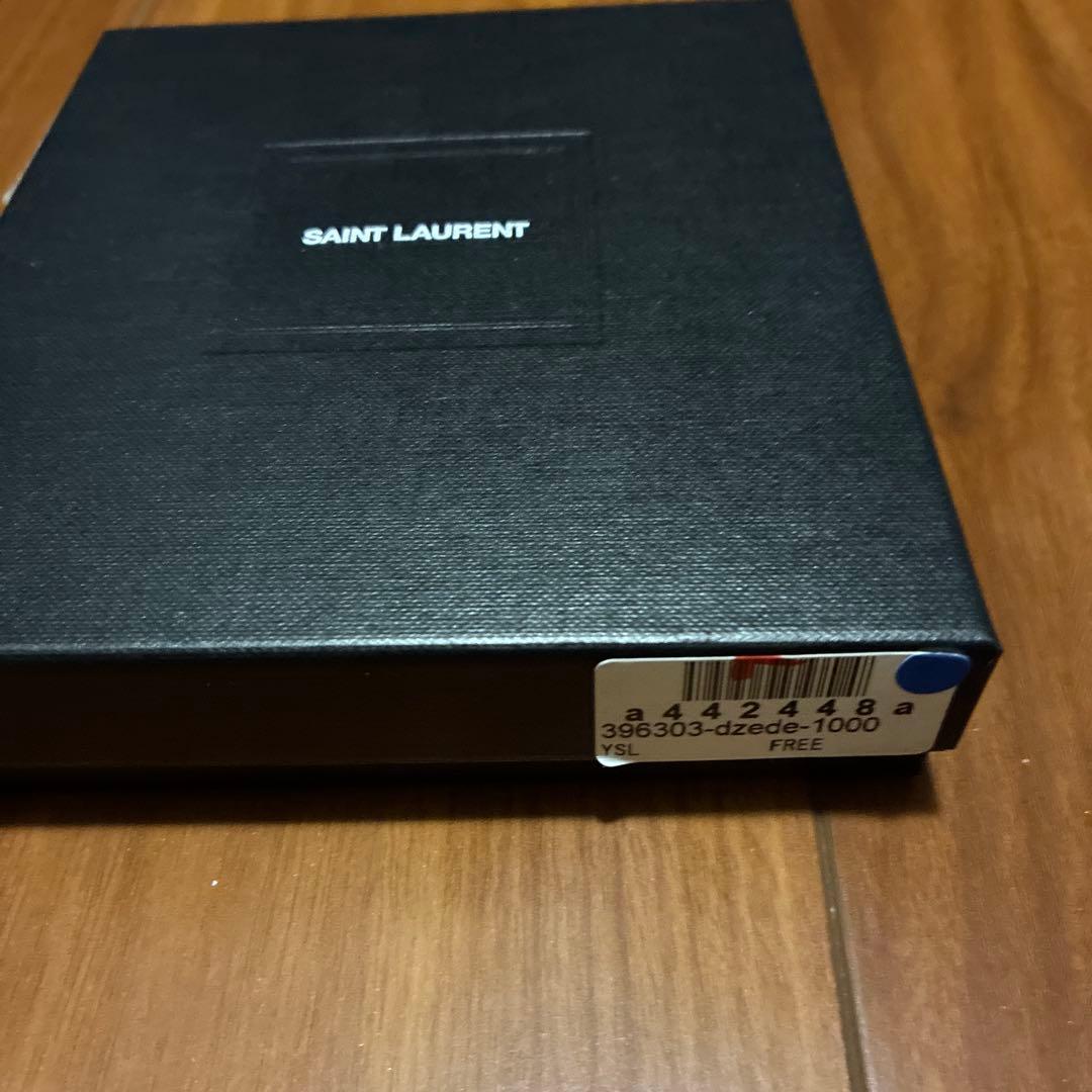SAINT LAURENT 二つ折り財布 ブラック