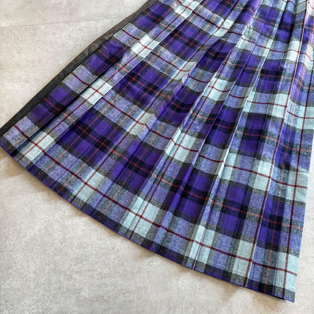 専用　relume別注　O'NEIL OF DUBLIN 　チェック紫　GB10