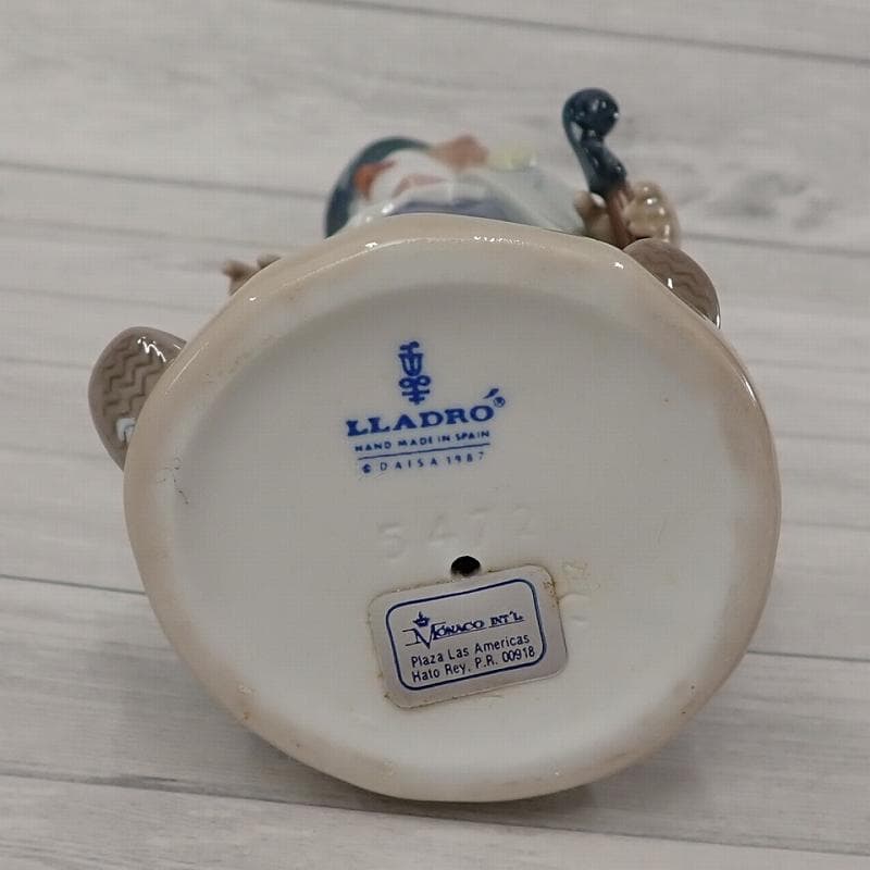 RU-6181リヤドロフィギュリン　ピエロ　2体 サックス　バイオリン音楽隊