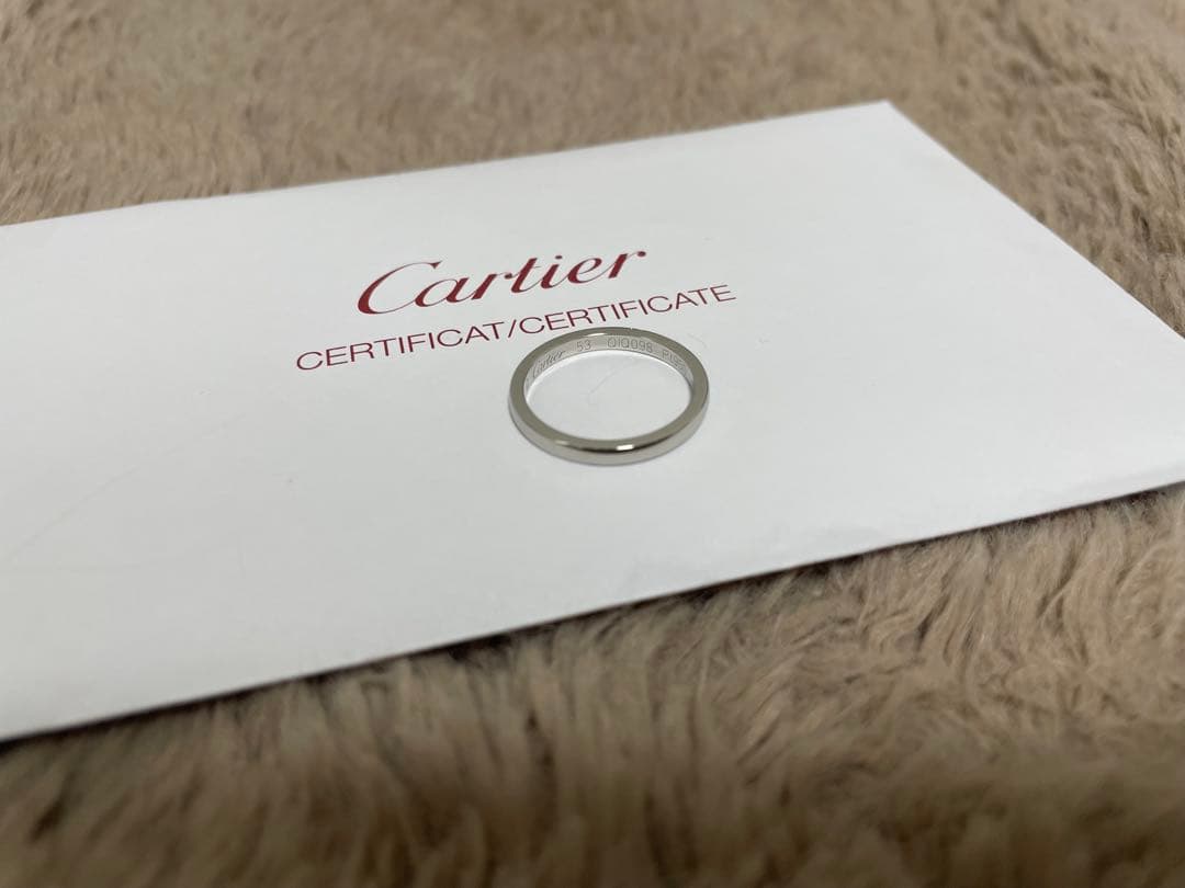 Cartier(カルティエ)プラチナ ペアリング 2点セット