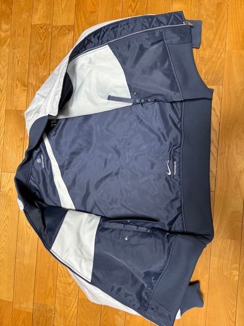 Nike Swoosh ジャケット XXLナイキビッグロゴＭＡ-1リバーシブル