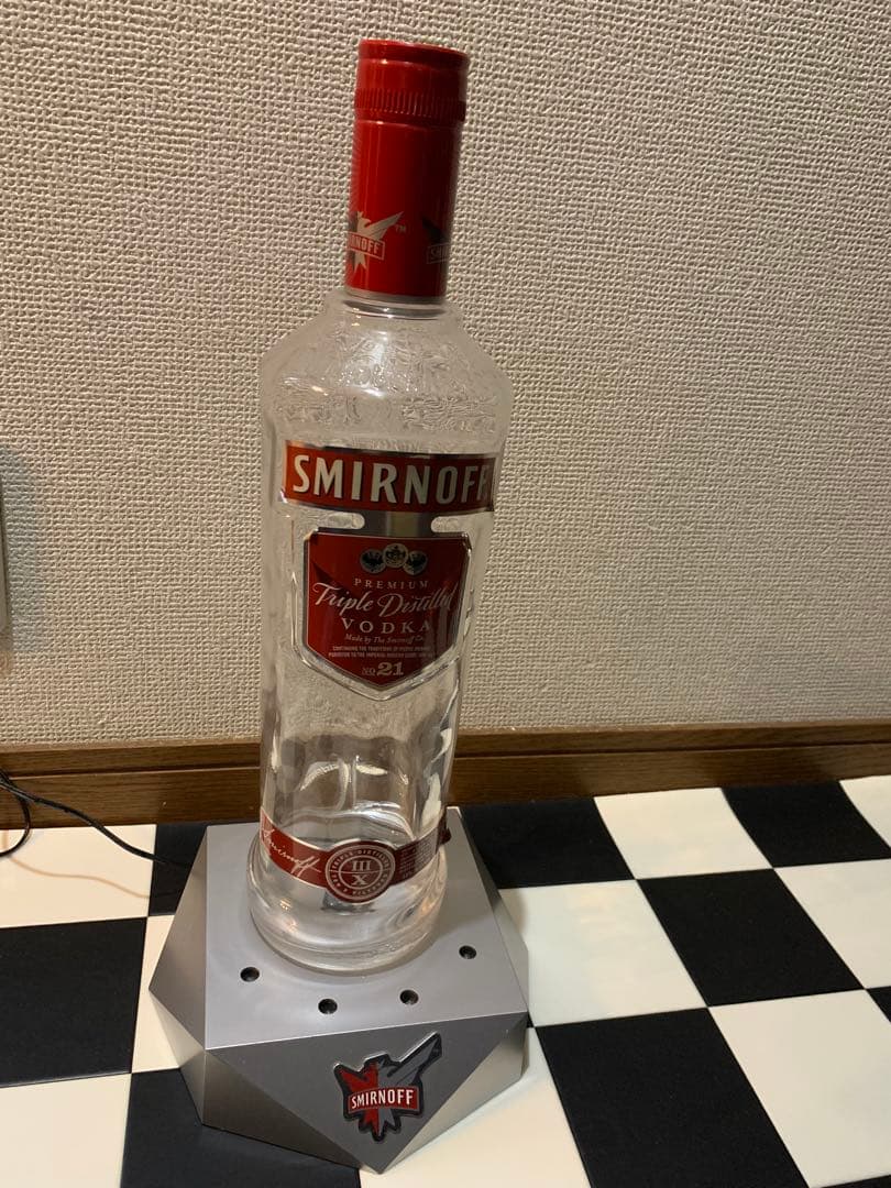 送料無料☆スミノフ　LED照明　ディスプレイ　非売品　電飾サイン ライト