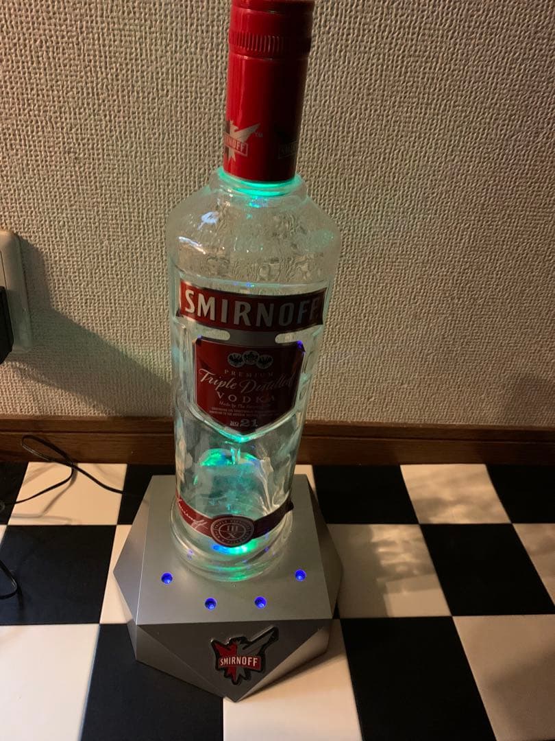 送料無料☆スミノフ　LED照明　ディスプレイ　非売品　電飾サイン ライト