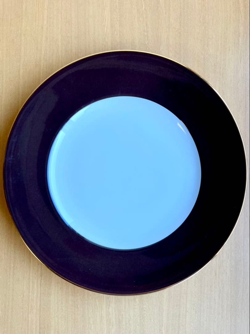 【2枚セット】kate spade ゼブラ柄 ＆ブラウン プレート 24cm