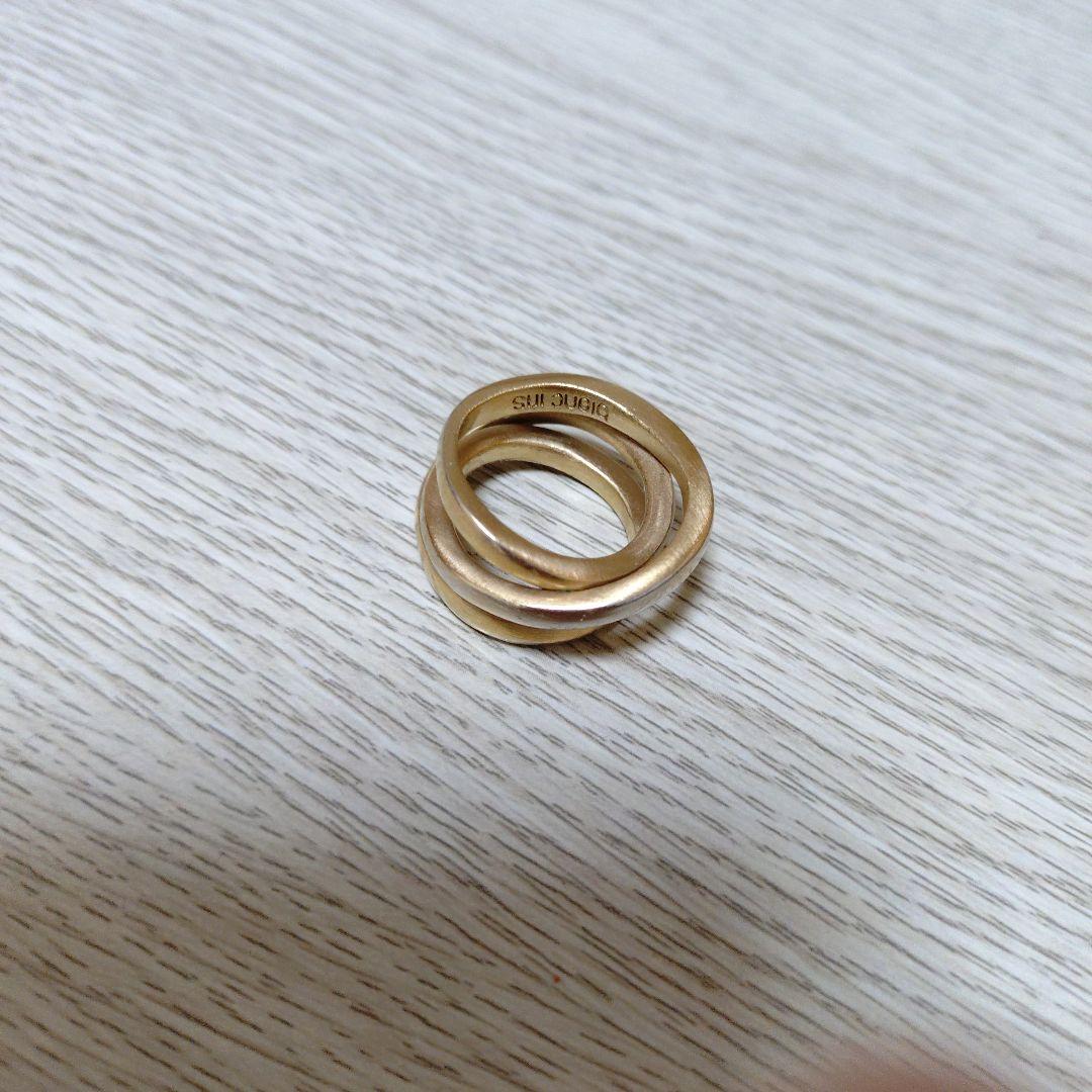 ブランイリス 11号　ゴールド ツイストデザインリング