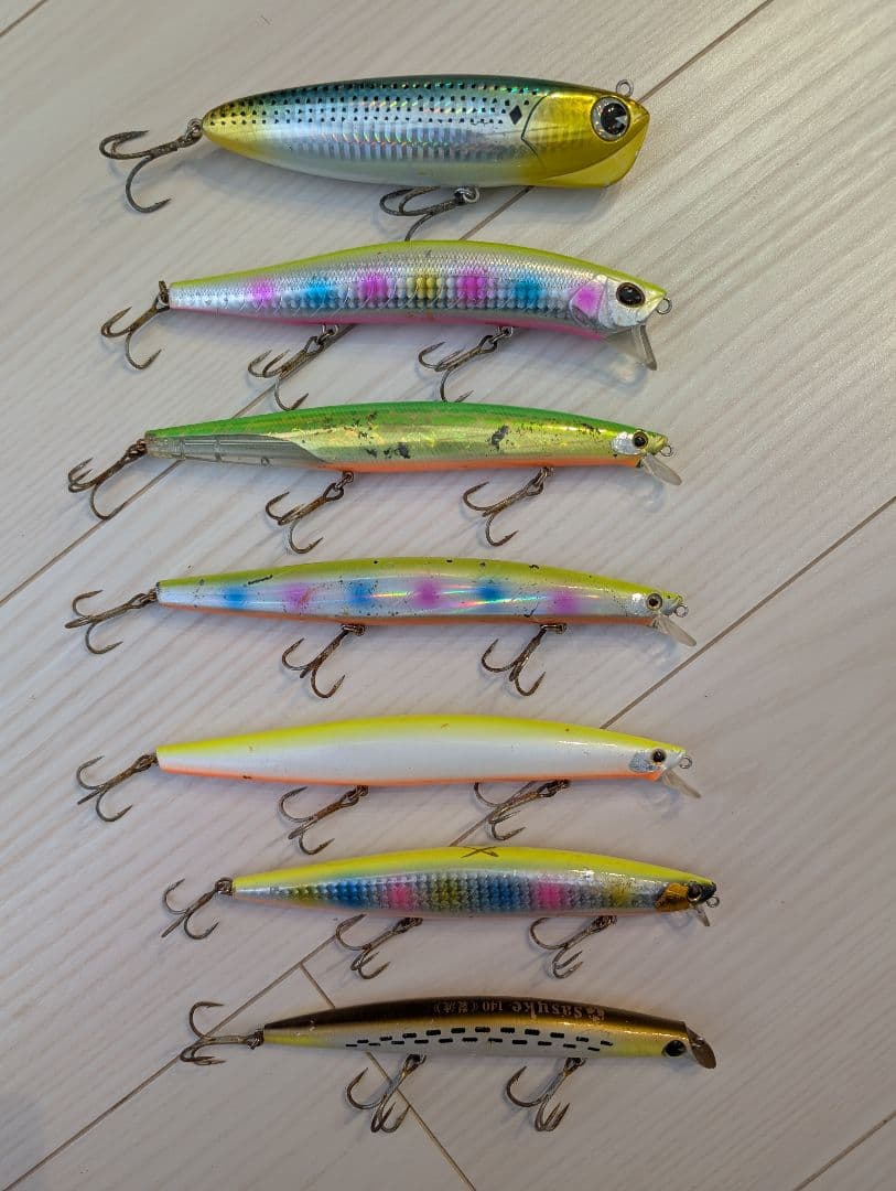 シーバスルアー　セット7個　ima　シマノ　DAIWA