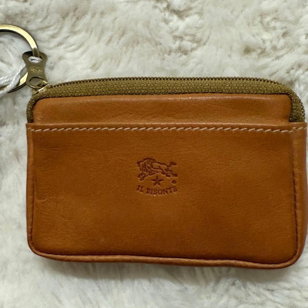 新品未使用 イルビゾンテ ケース 小銭入れ キーリング付 レザー
