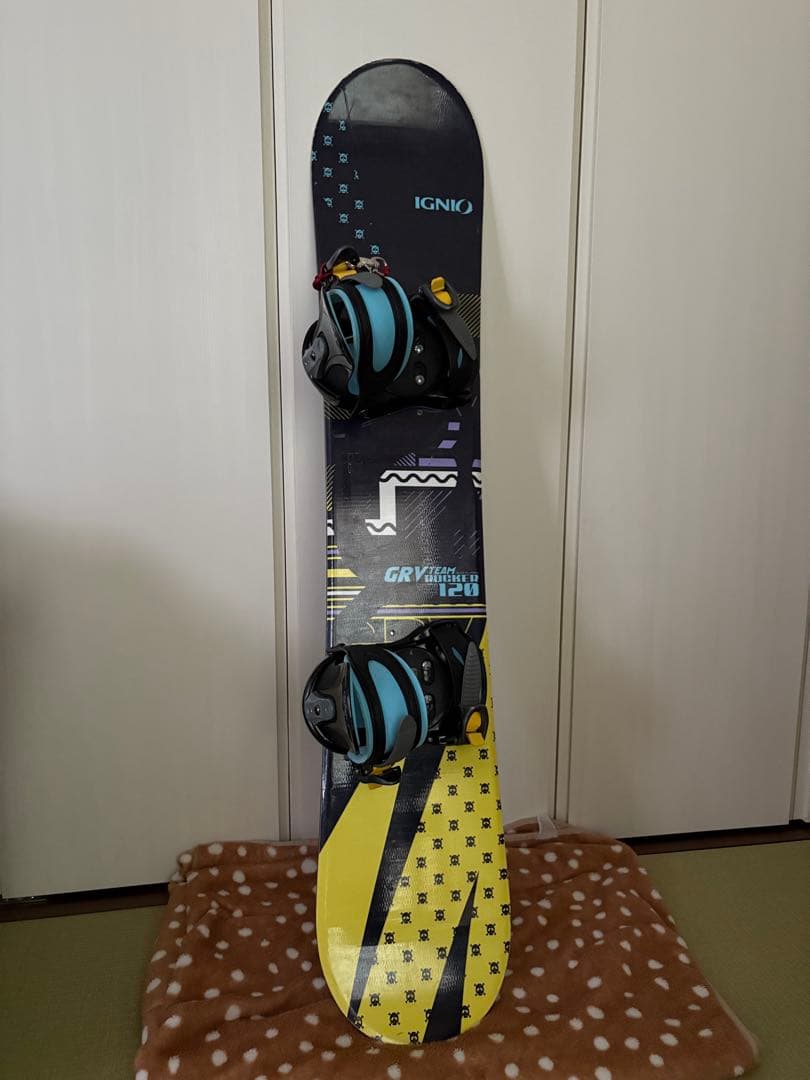 IGNIO　キッズスノーボードセット　120cm