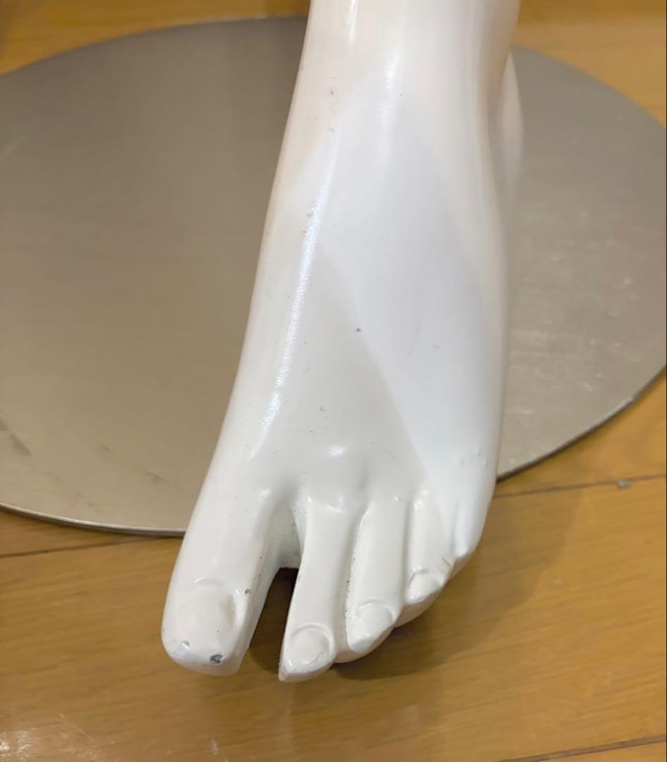 女性用ホワイトマネキン 約170cm スタンド付き