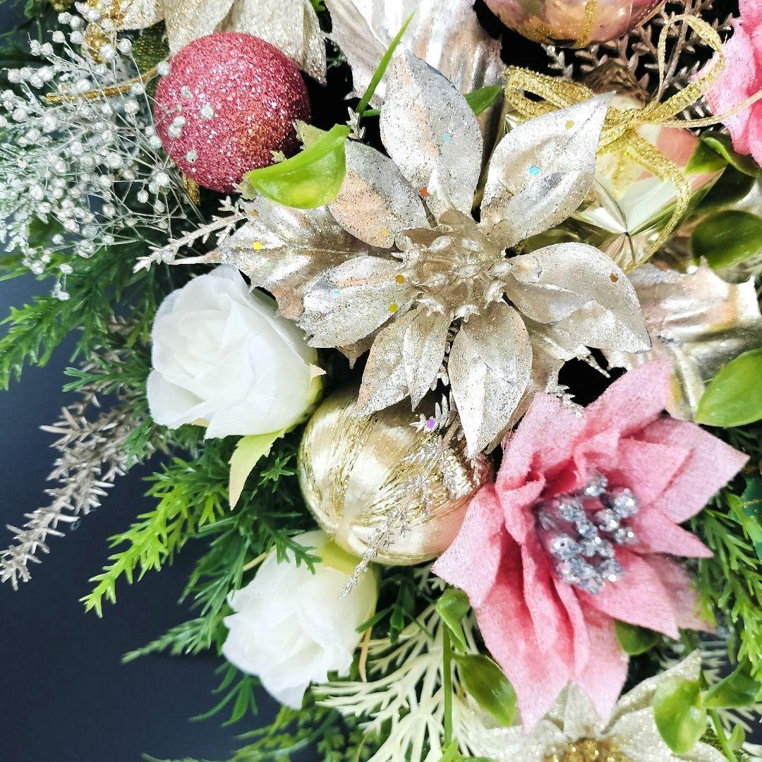 商品名【星愛】ゆきこ❤ポインセチアのクリスマスリース* 冬リース