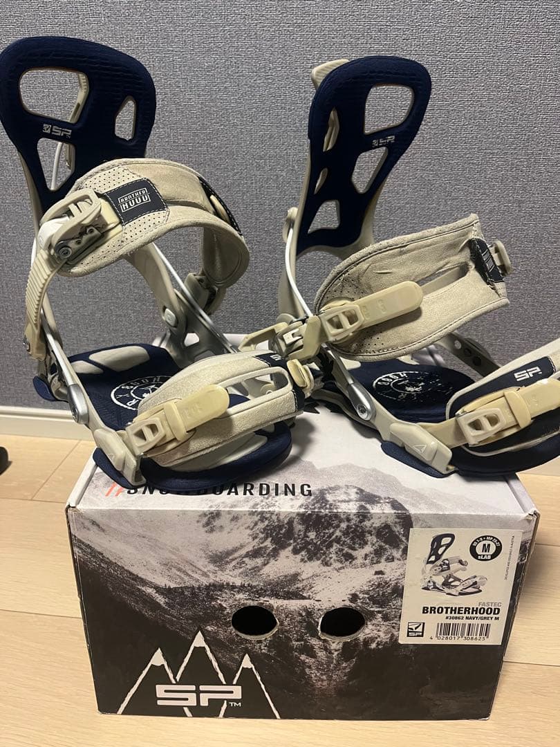 SP BROTHERHOOD ビンディング M ホワイト/ネイビー