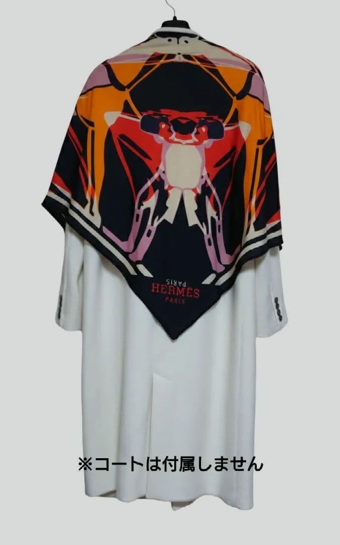 エルメス トライアングルジェアン　シルク