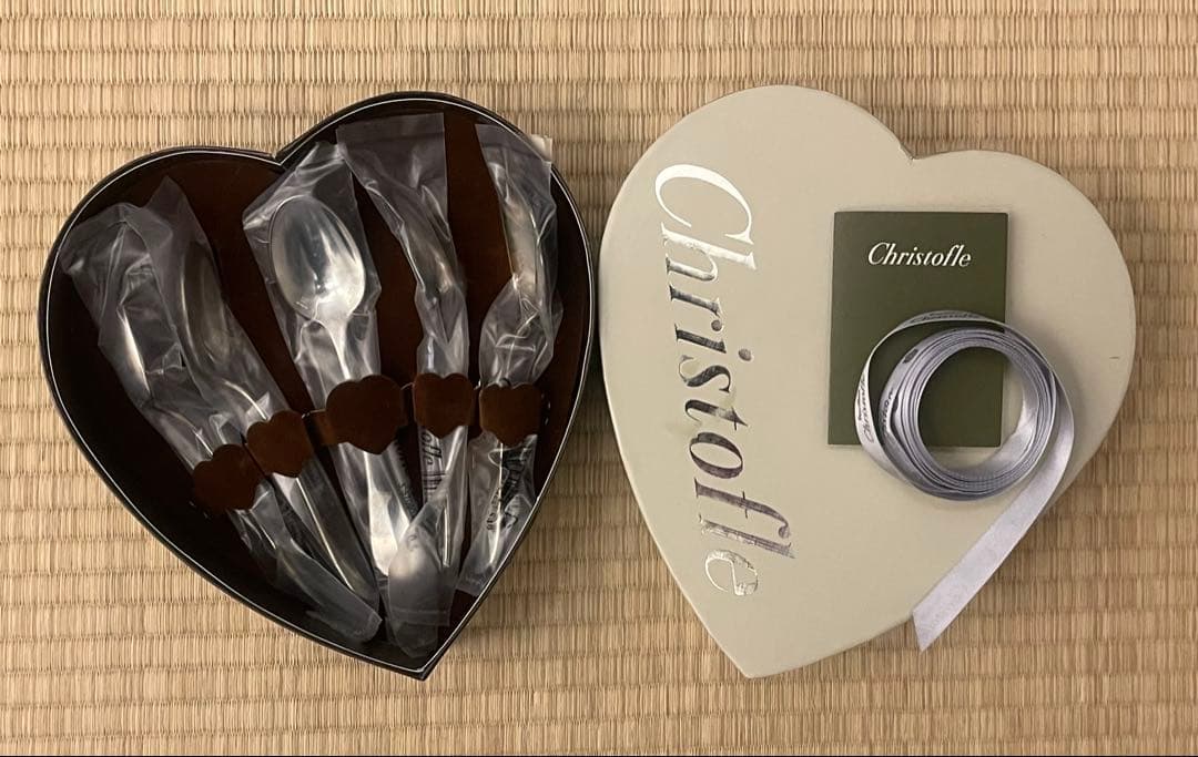 Christfle クリストフル スプーン 5本 未使用