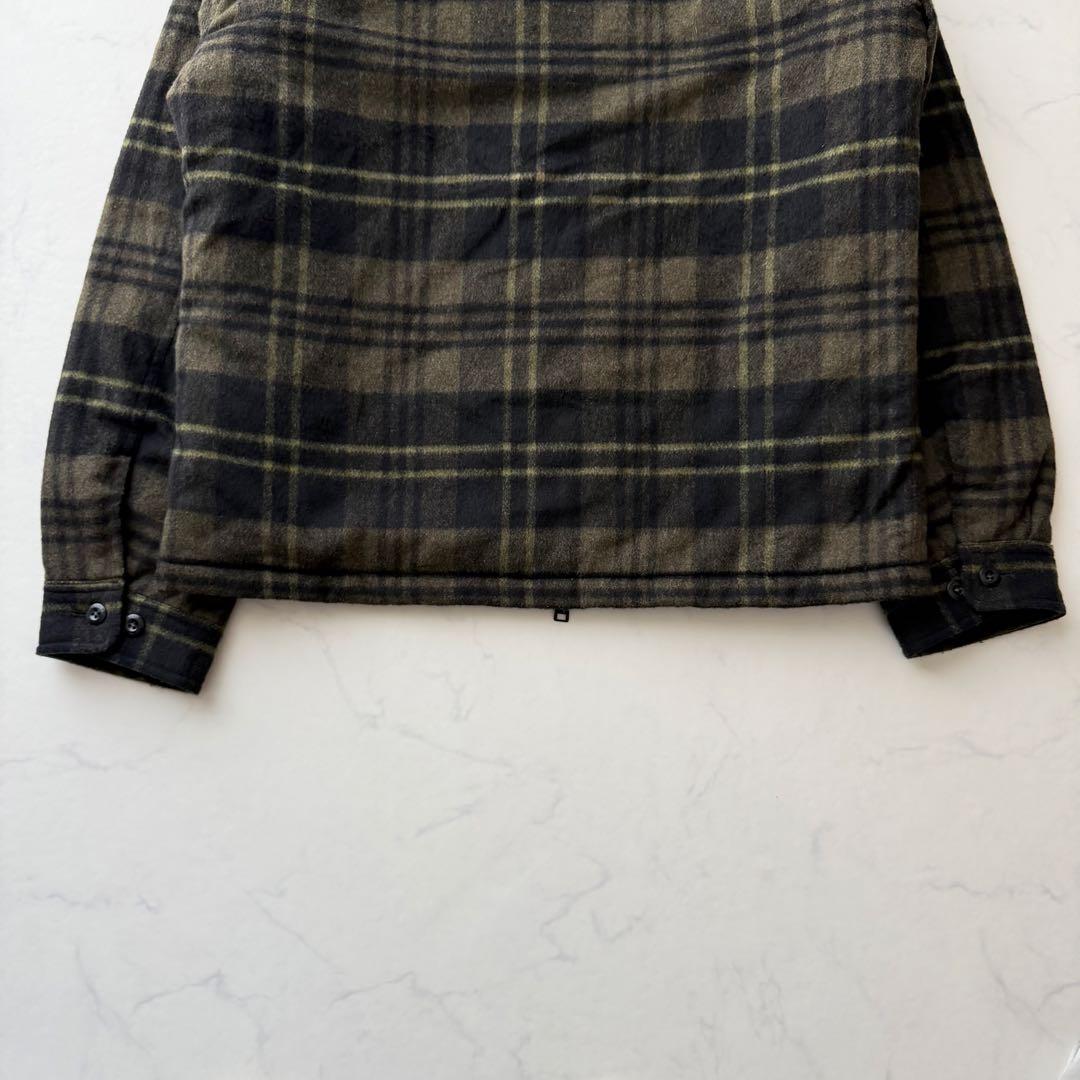 【ウールリッチ】WOOLEN MILLS 中綿ブルゾン チェック柄　L