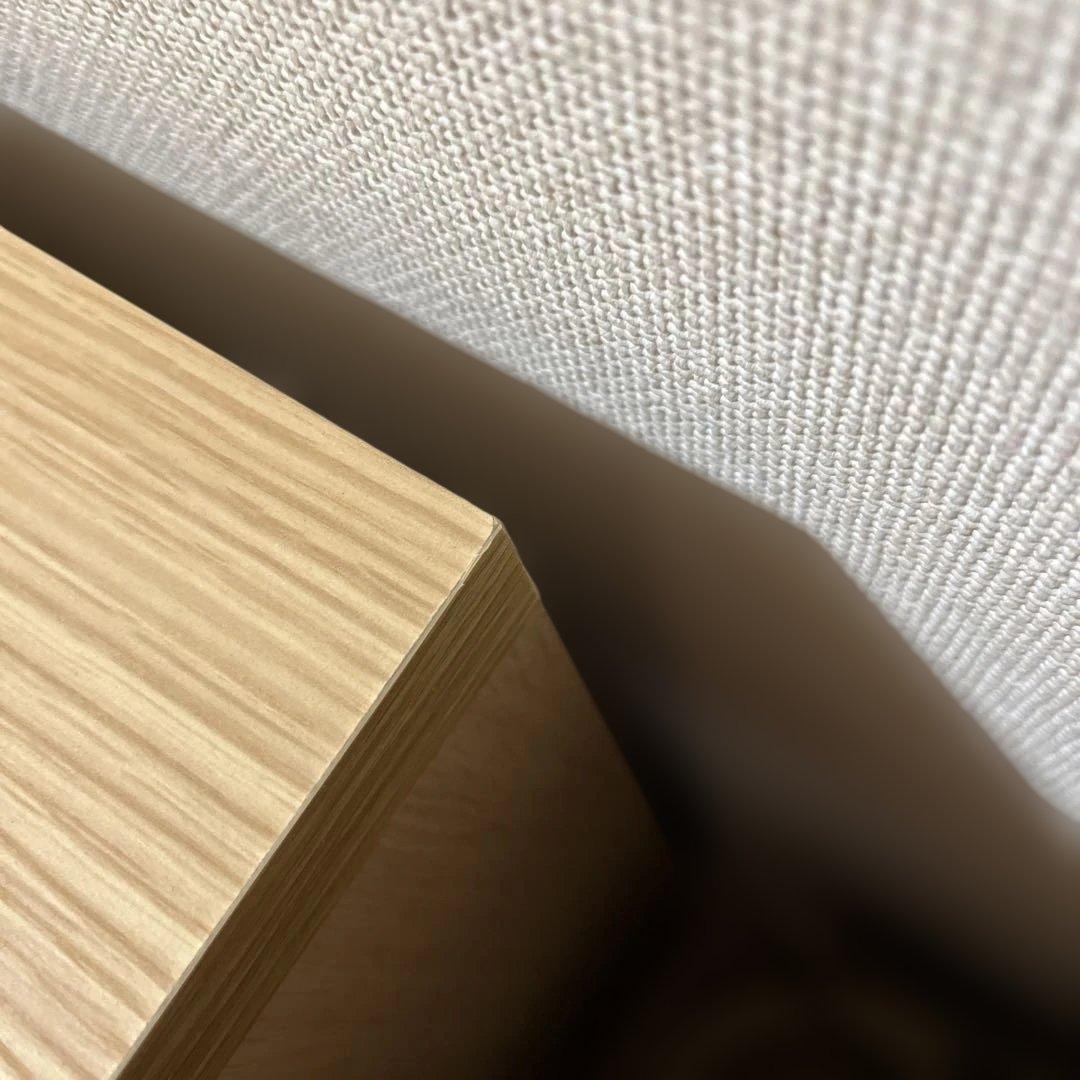 【ニトリ】ローチェスト エレアK 3段 ライトブラウン 幅80