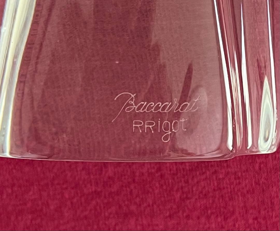 バカラ 花瓶 ジヴェルニー リゴット フラワーベース 25cm